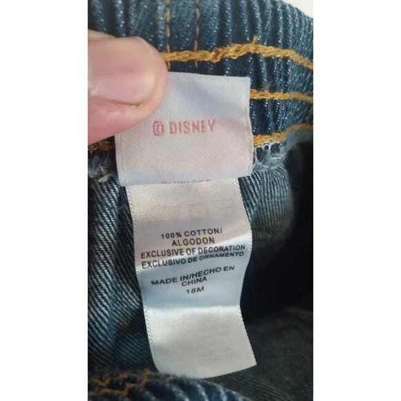 Disney baby‎ vintage patchwork ankle fold jeans - Picture 5 of 5